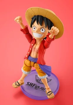 One Piece World Collactable Figures x S.H. Figuarts Actionfigur Monkey D. Luffey 8 cm