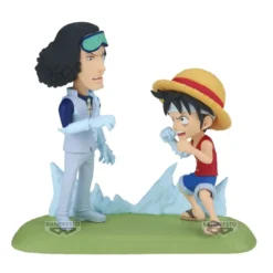 One Piece World Collectable Figure Log Stories Monkey D. Luffy vs Kuzan 9 cm
