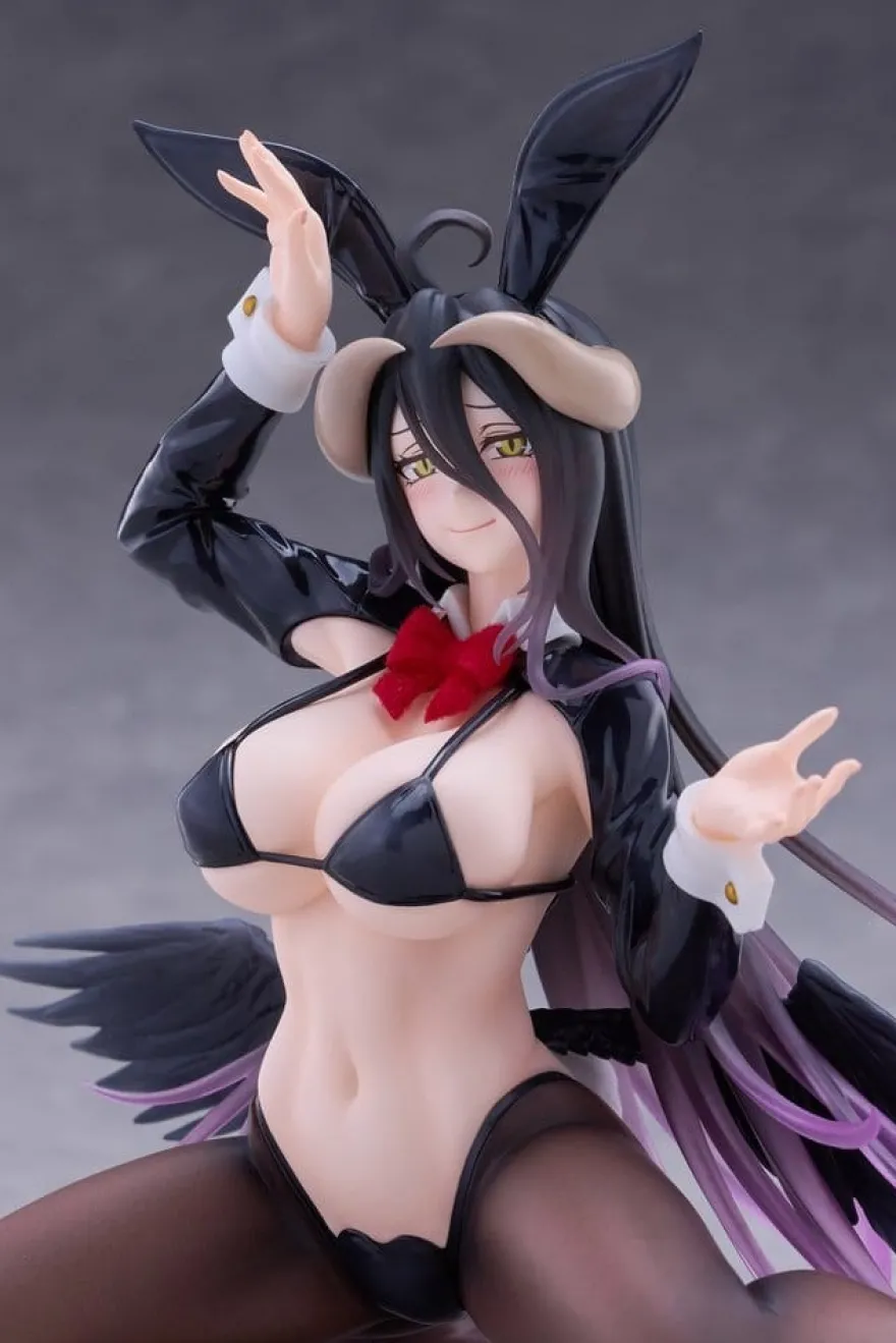 Overlord Moflock PVC Figur Albedo (Reverse Bunny Suit Ver.) 13 cm