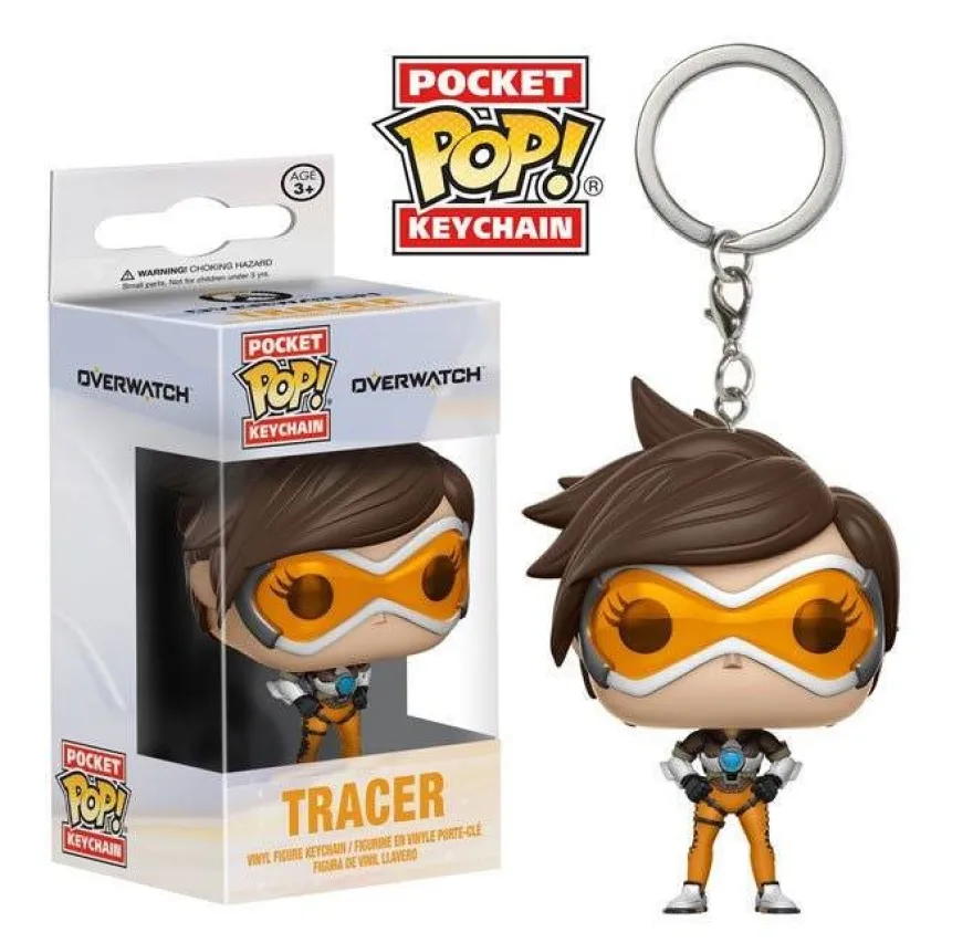 Overwatch Pop! Pocket Keychain Vinylfigur Tracer