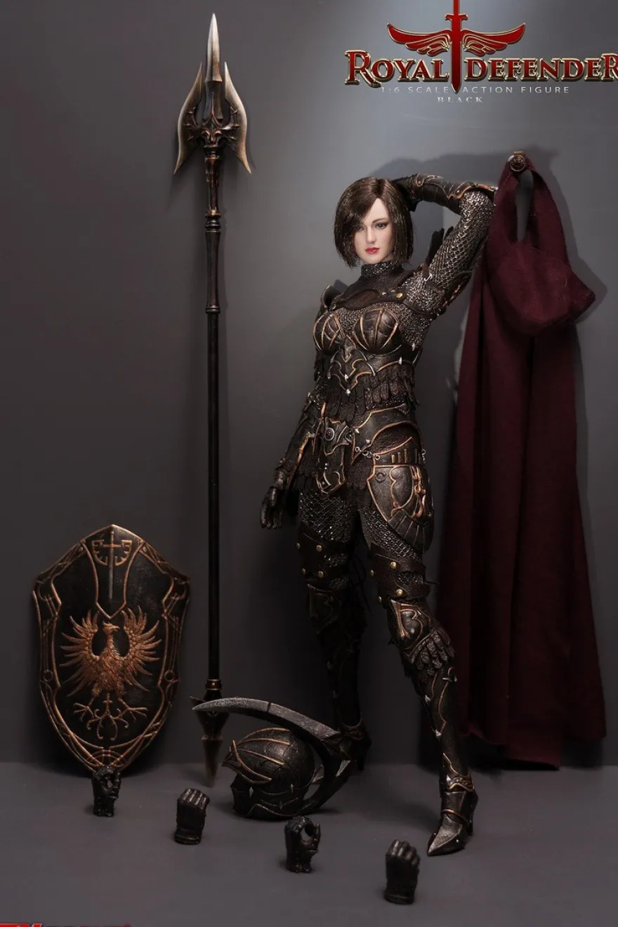 Phicen / TBLeague 1/6 Actionfigur Royal Defender-Black (Short Hair Version)