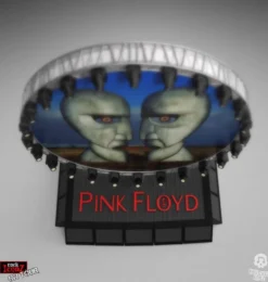 Pink Floyd Rock Ikonz On Tour Statue Projection Screen