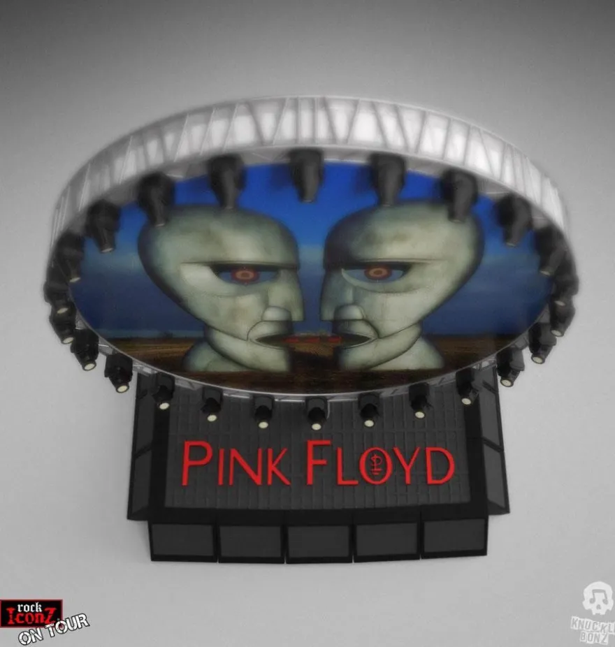 Pink Floyd Rock Ikonz On Tour Statue Projection Screen