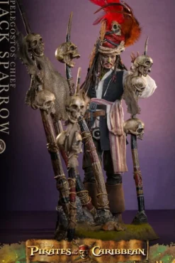 Pirates of the Caribbean - Fluch der Karibik 2 DX Actionfigur 1/6 Pelegostos Chief Jack Sparrow