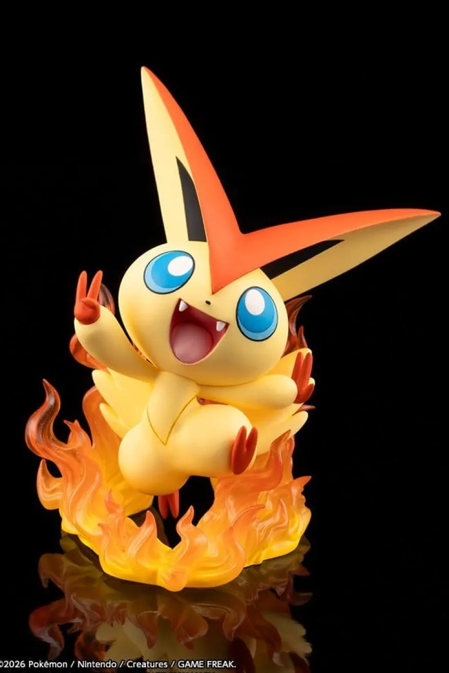 Pokémon ARTFX J PVC Figur 1/8 Hilbert with Victini 20 cm