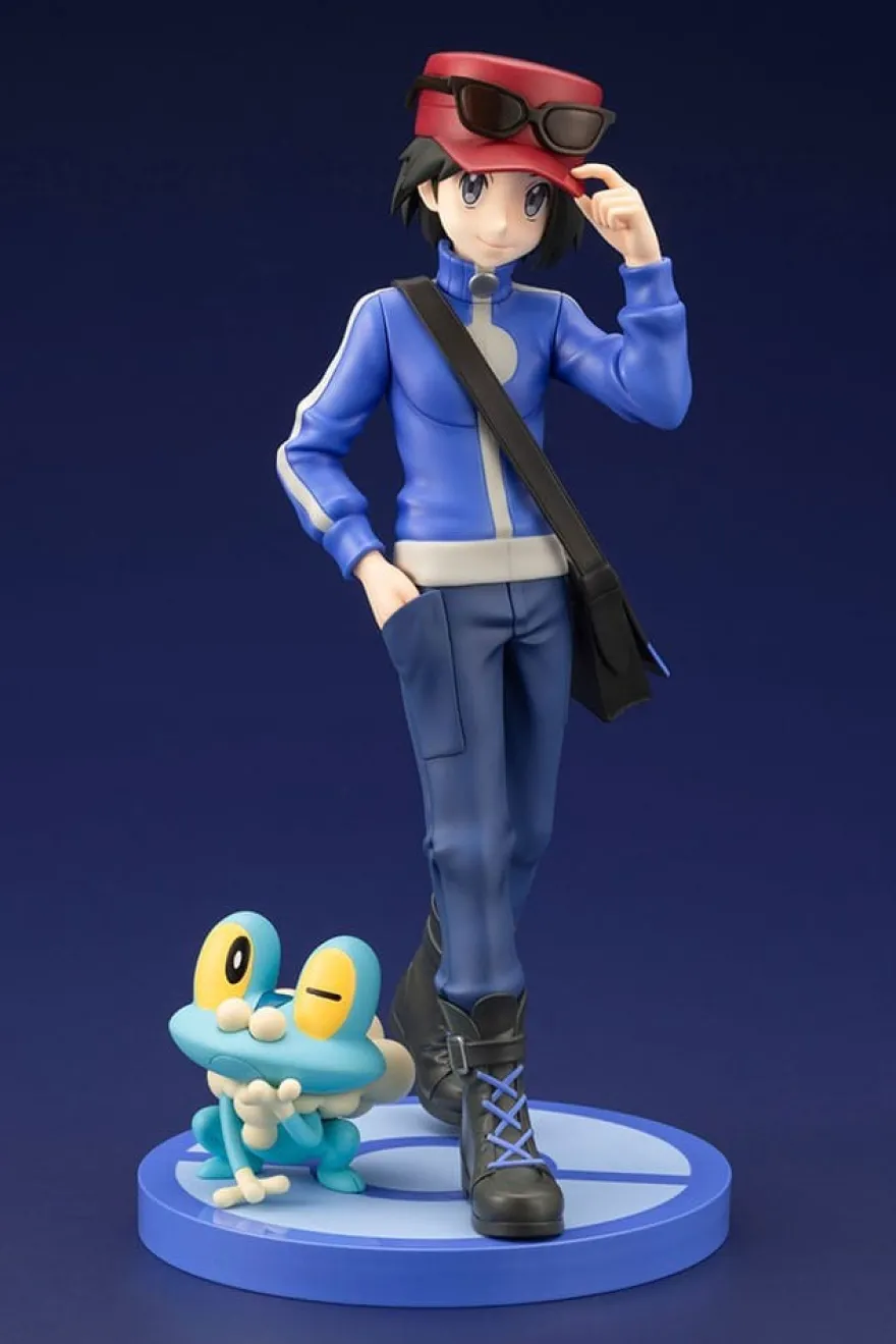 Pokémon ARTFXJ Statue 1/8 Calem & Froxy 20 cm