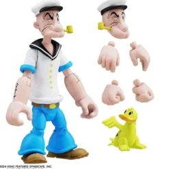 Popeye Actionfigur Wave 03 Popeye 1st Appearance White Shirt