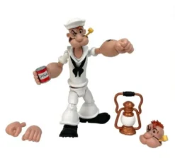 Popeye Actionfigur Wave 02 Popeye White Sailor Suit