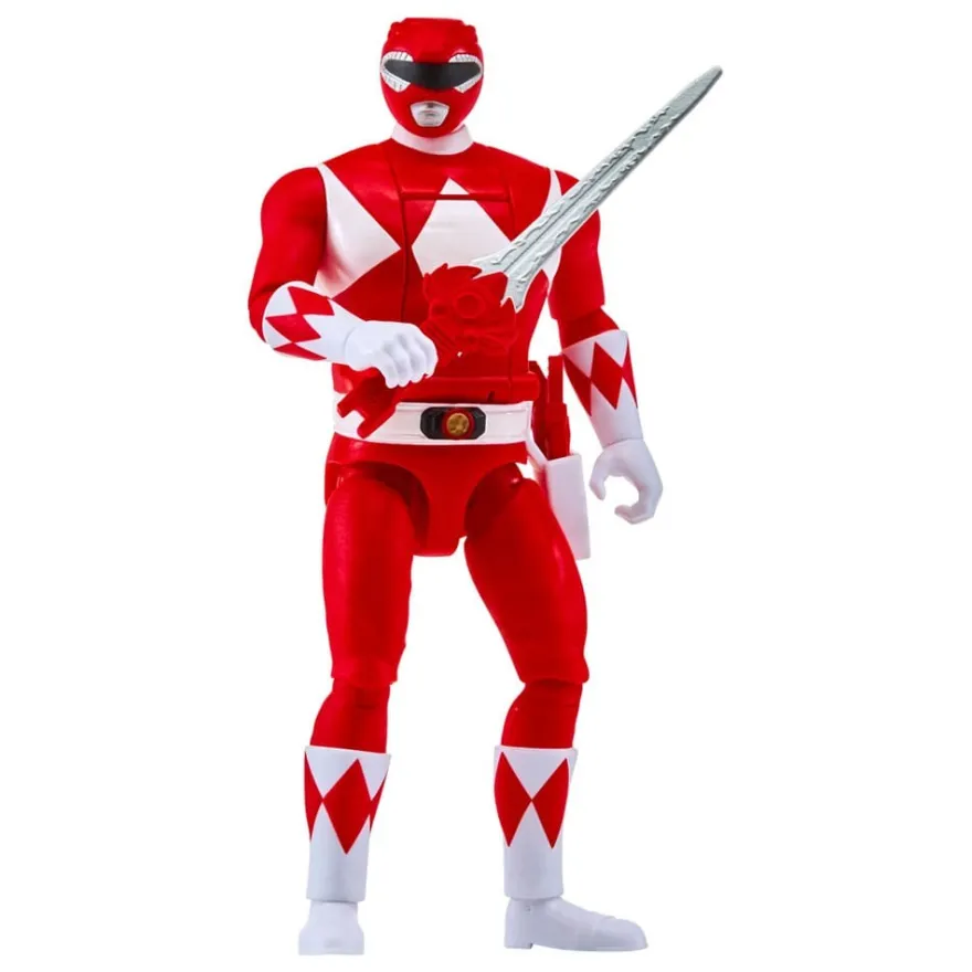 Power Rangers Actionfigur Auto-Morphin Red Ranger 12 cm