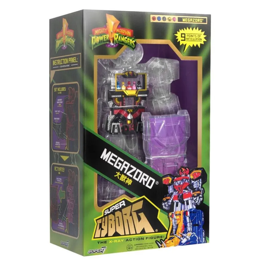 Power Rangers Actionfigur Super Cyborg Megazord (Clear)