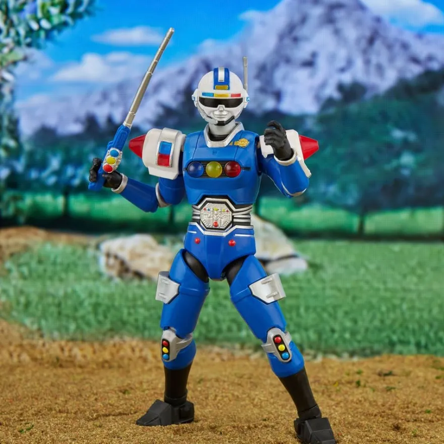 Power Rangers Lightning Collection Actionfigur 15 cm Turbo Blue Senturion