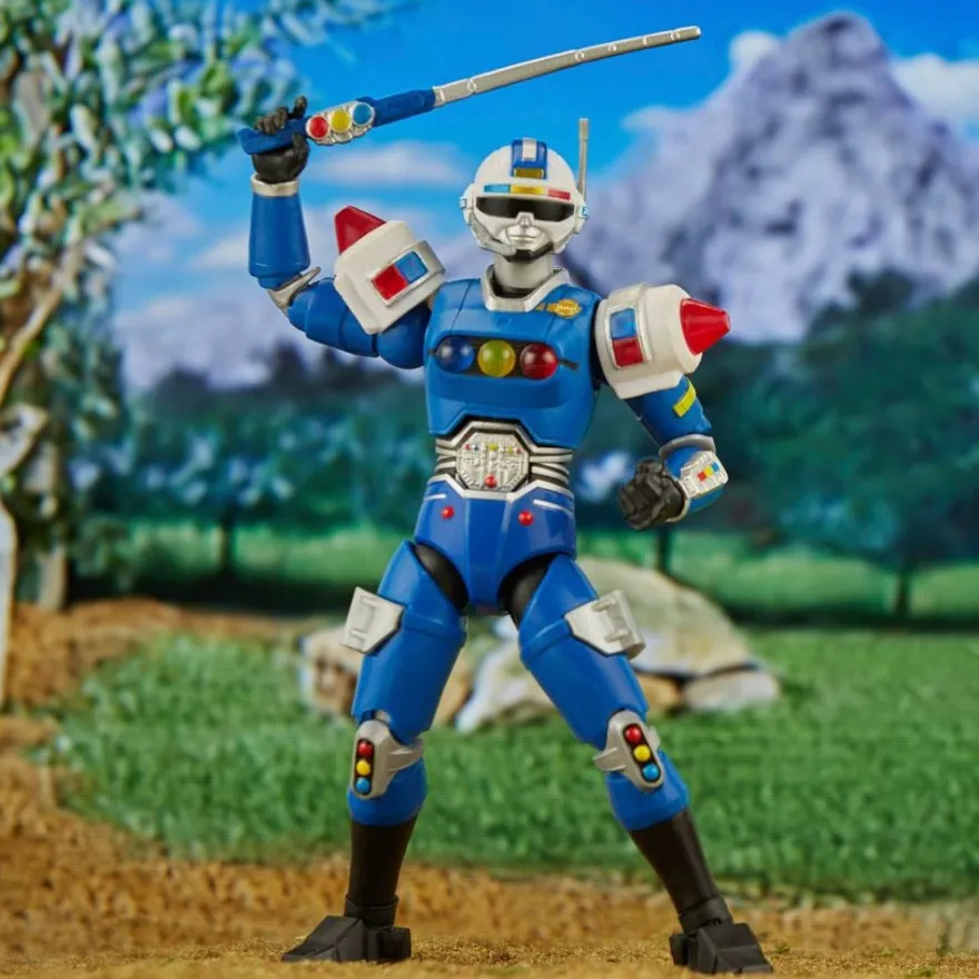 Power Rangers Lightning Collection Actionfigur 15 cm Turbo Blue Senturion