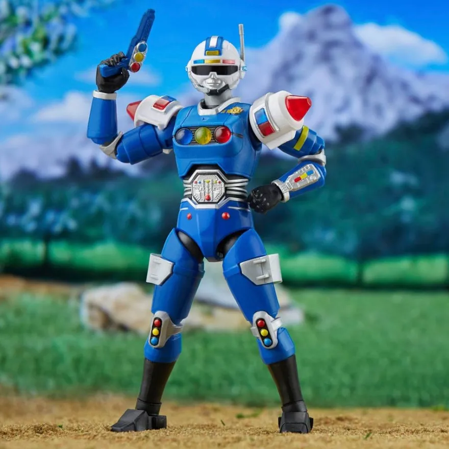 Power Rangers Lightning Collection Actionfigur 15 cm Turbo Blue Senturion