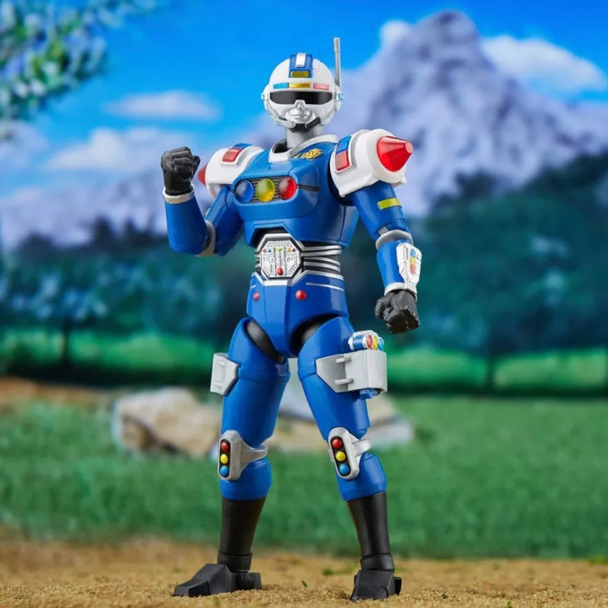 Power Rangers Lightning Collection Actionfigur 15 cm Turbo Blue Senturion