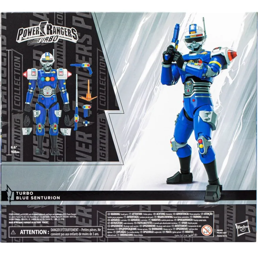 Power Rangers Lightning Collection Actionfigur 15 cm Turbo Blue Senturion