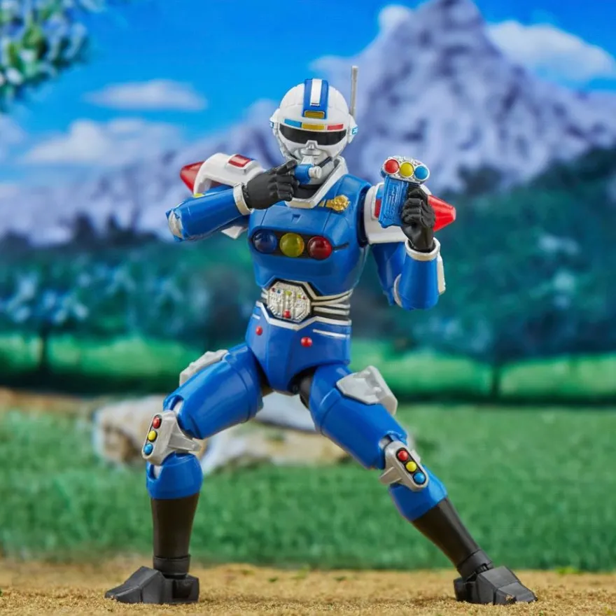 Power Rangers Lightning Collection Actionfigur 15 cm Turbo Blue Senturion