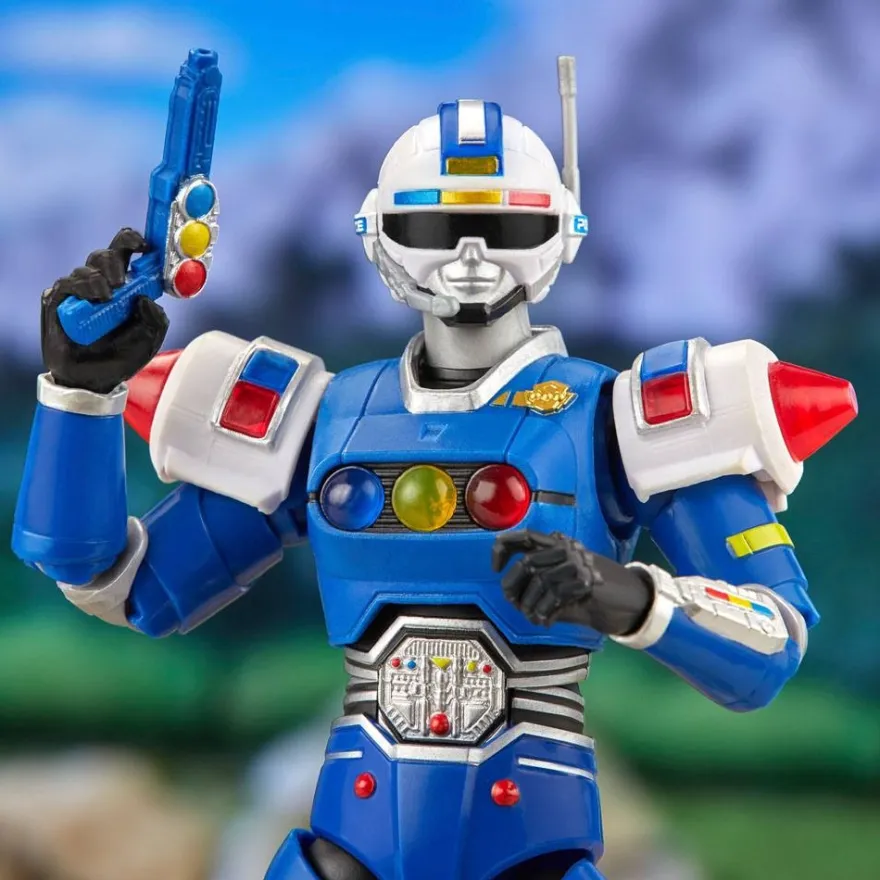 Power Rangers Lightning Collection Actionfigur 15 cm Turbo Blue Senturion