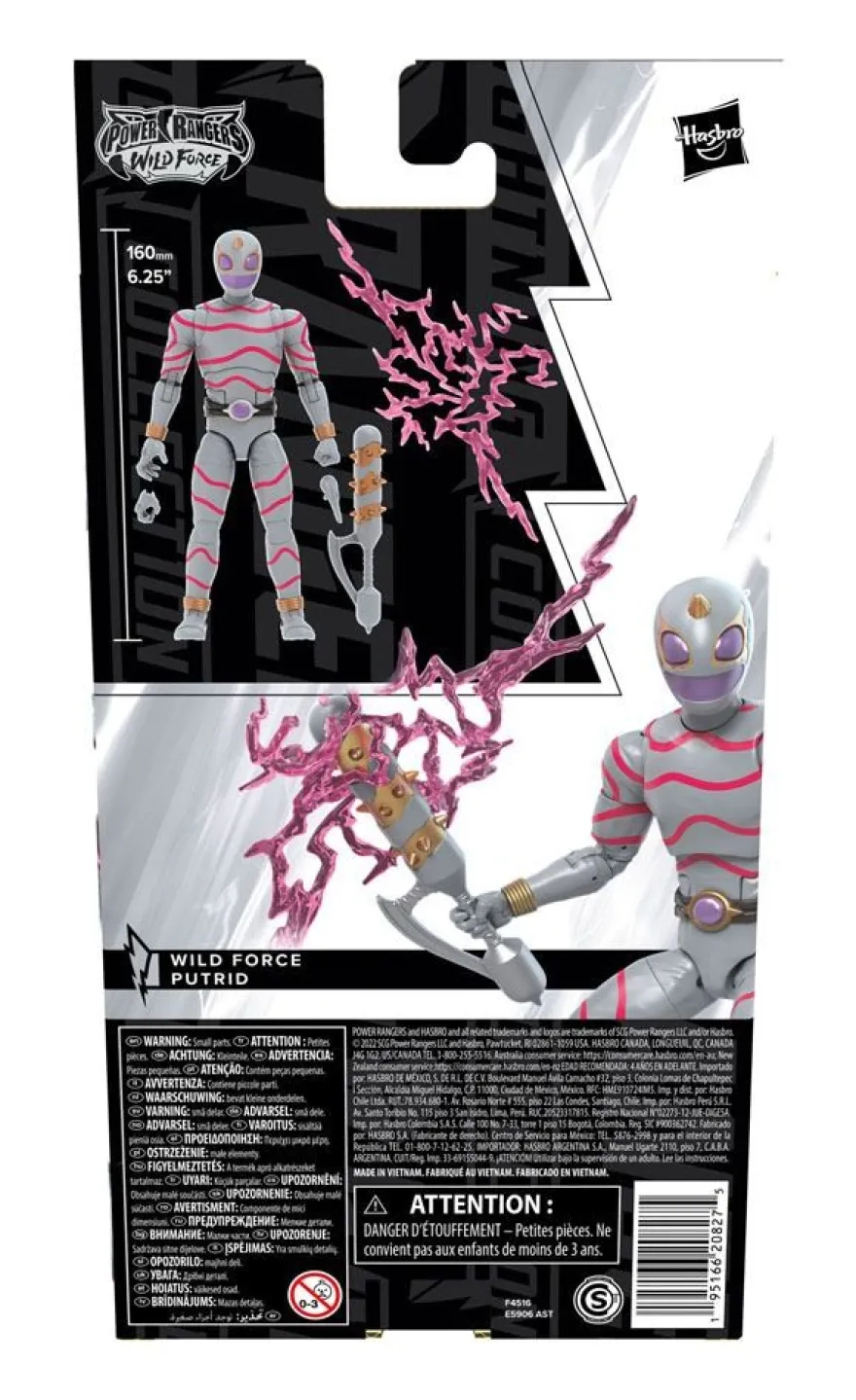 Power Rangers Lightning Collection Actionfigur 15 cm While Force Putrid