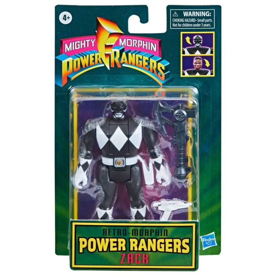 Power Rangers Retro Collection Actionfigur 10 cm Zack