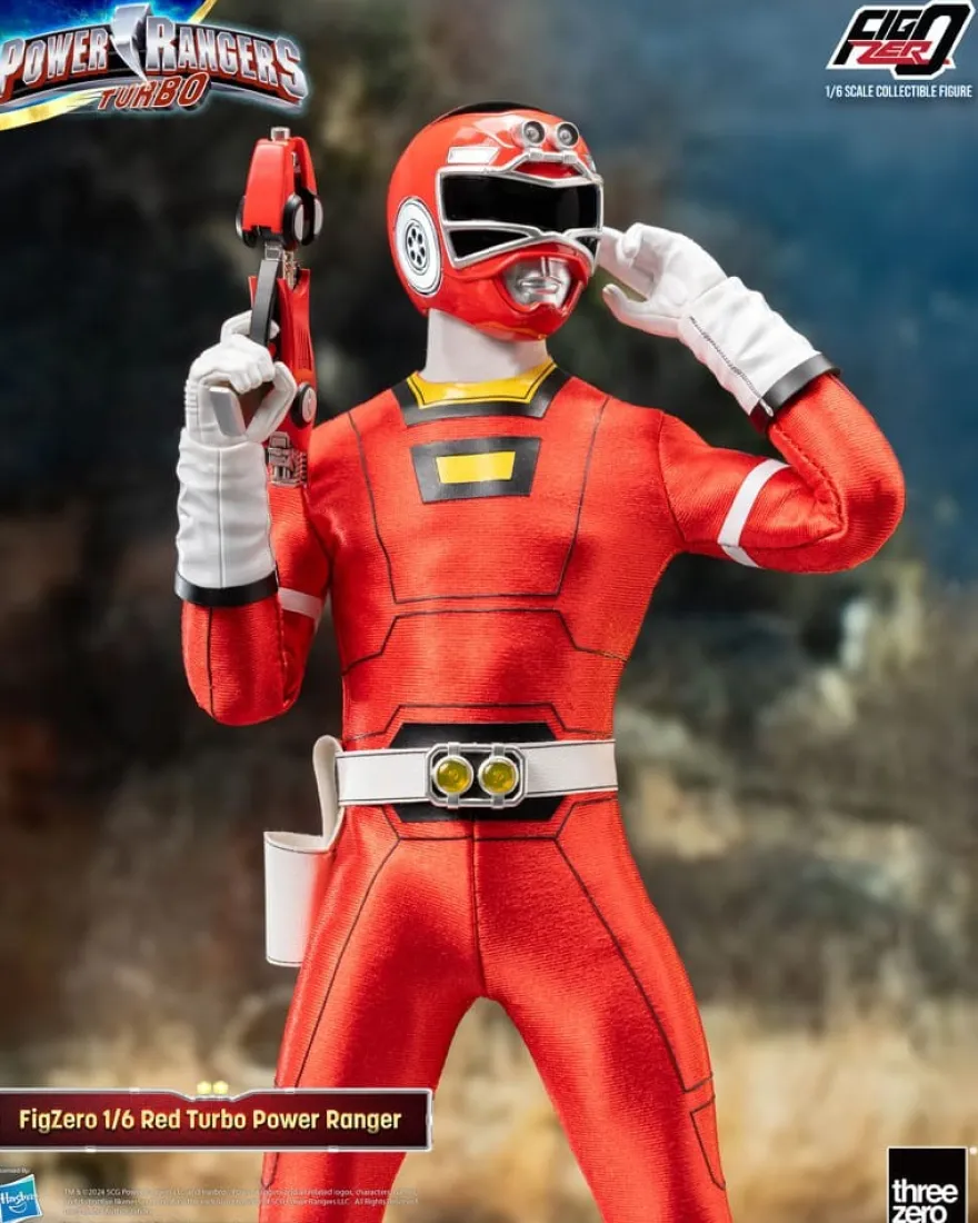 Power Rangers Turbo FigZero Actionfigur 1/6 Red Turbo Power Ranger 30 cm