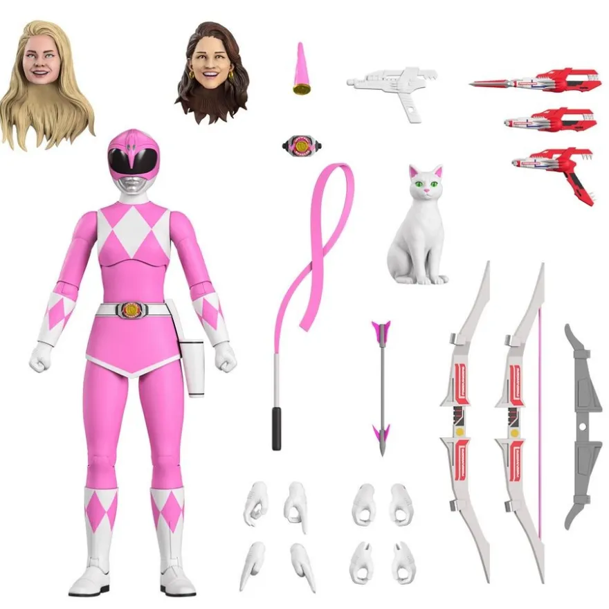Power Rangers Ultimates Actionfigur Mighty Morphin Pink Ranger