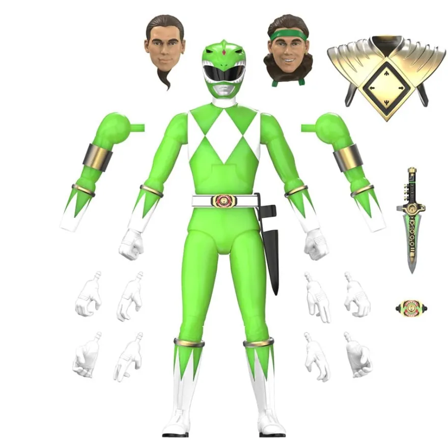 Power Rangers Ultimates Actionfigur Green Ranger (Glow) 18 cm