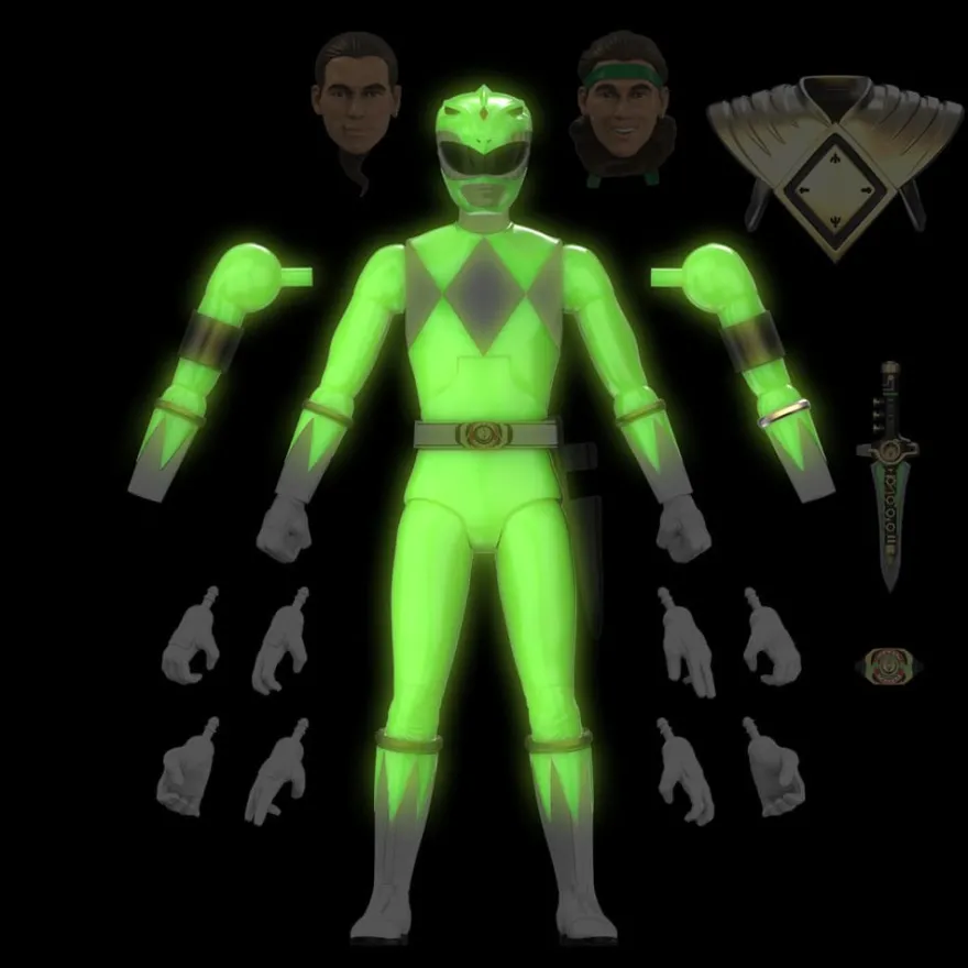 Power Rangers Ultimates Actionfigur Green Ranger (Glow) 18 cm