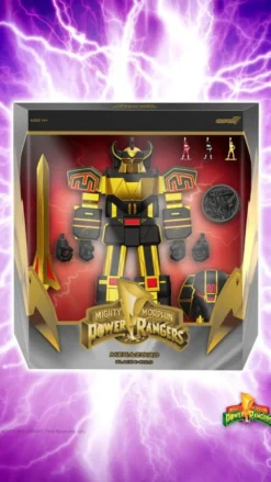 Power Rangers Ultimates Actionfigur Megazord (Black/Gold) 18 cm
