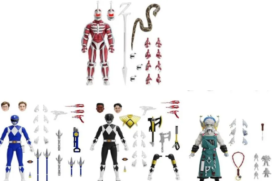 Power Rangers Ultimates Actionfiguren-Set Wave 3 (4)