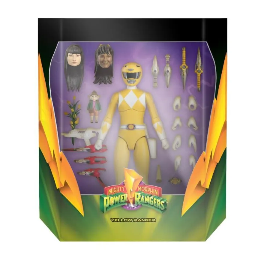 Power Rangers Ultimates Actionfigur Mighty Morphin Yellow Ranger