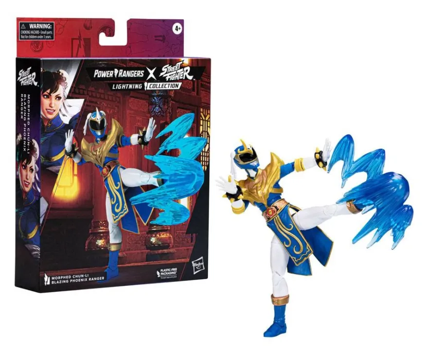 Power Rangers x Street Fighter Lightning Collection Actionfigur Morphed Chun-Li Blazing Phoenix Rang