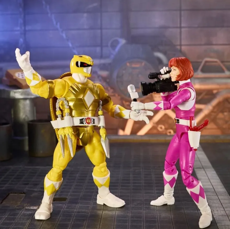 Power Rangers x Turtles Lightning Collection Actionfiguren 15 cm Morphed April O'Neil & Michelangelo