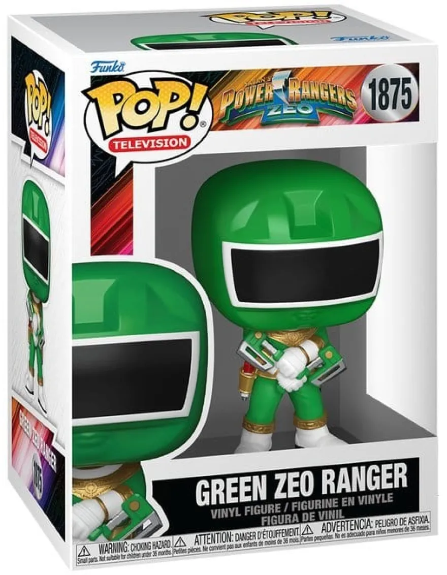 Power Rangers Zeo POP! Movies Vinyl Figuren Zeo Ranger Green 9 cm