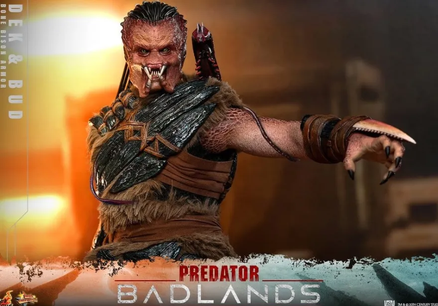 Predator: Badlands Movie Masterpiece Actionfiguren 2er-Pack 1/6 Dek (Bone Bison Armor) and Bud 31 cm