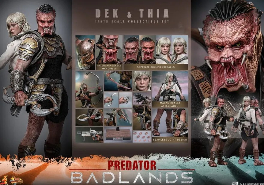 Predator: Badlands Movie Masterpiece Actionfigur 1/6 Dek & Thia 30 cm