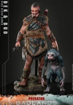 Predator: Badlands Movie Masterpiece Actionfiguren 2er-Pack 1/6 Dek (Bone Bison Armor) and Bud 31 cm