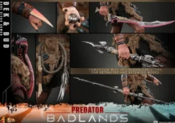 Predator: Badlands Movie Masterpiece Actionfiguren 2er-Pack 1/6 Dek (Bone Bison Armor) and Bud 31 cm