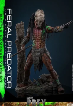 Prey Actionfigur 1/6 Feral Predator (Battle Damaged Version) 37 cm