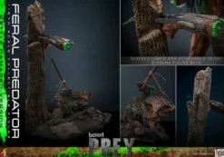Prey Actionfigur 1/6 Feral Predator (Battle Damaged Version) 37 cm