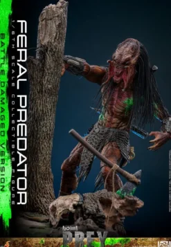 Prey Actionfigur 1/6 Feral Predator (Battle Damaged Version) 37 cm