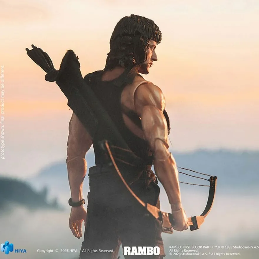 Rambo Exquisite Super Actionfigur 1/12 First Blood II John Rambo 16 cm