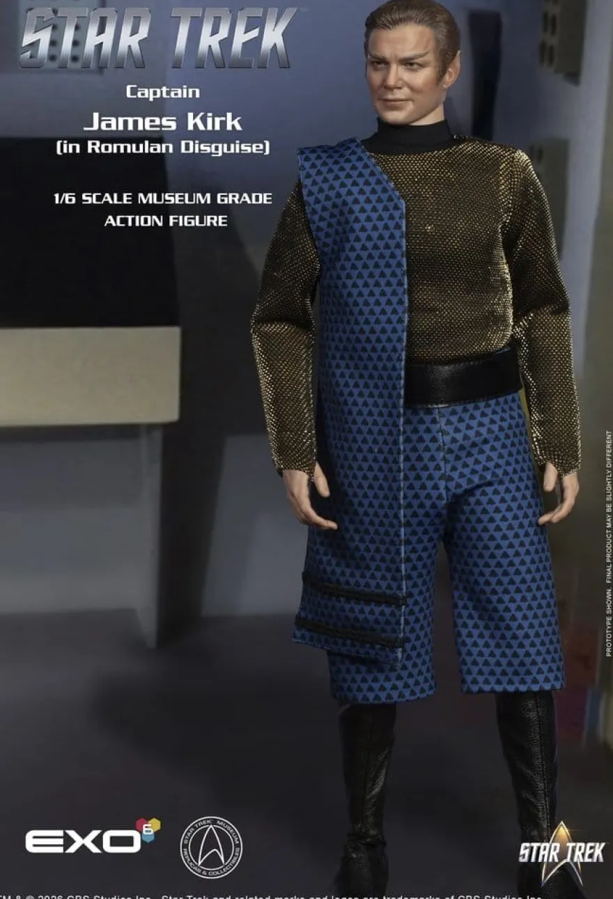 Raumschiff Enterprise Actionfigur 1/6 Captain James T. Kirk (Romulan Disguise) 29 cm