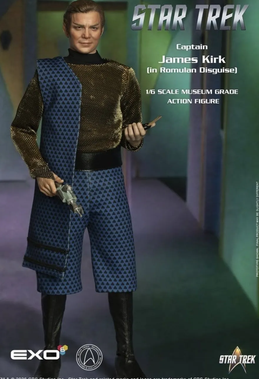 Raumschiff Enterprise Actionfigur 1/6 Captain James T. Kirk (Romulan Disguise) 29 cm