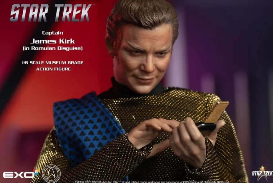 Raumschiff Enterprise Actionfigur 1/6 Captain James T. Kirk (Romulan Disguise) 29 cm