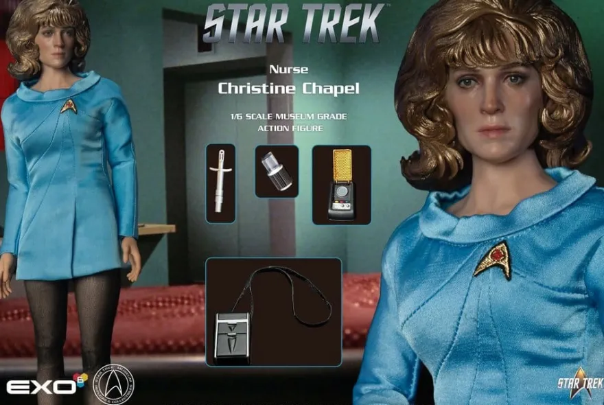 Raumschiff Enterprise Museum Grade Actionfigur 1/6 Nurse Christine Chapel 28 cm