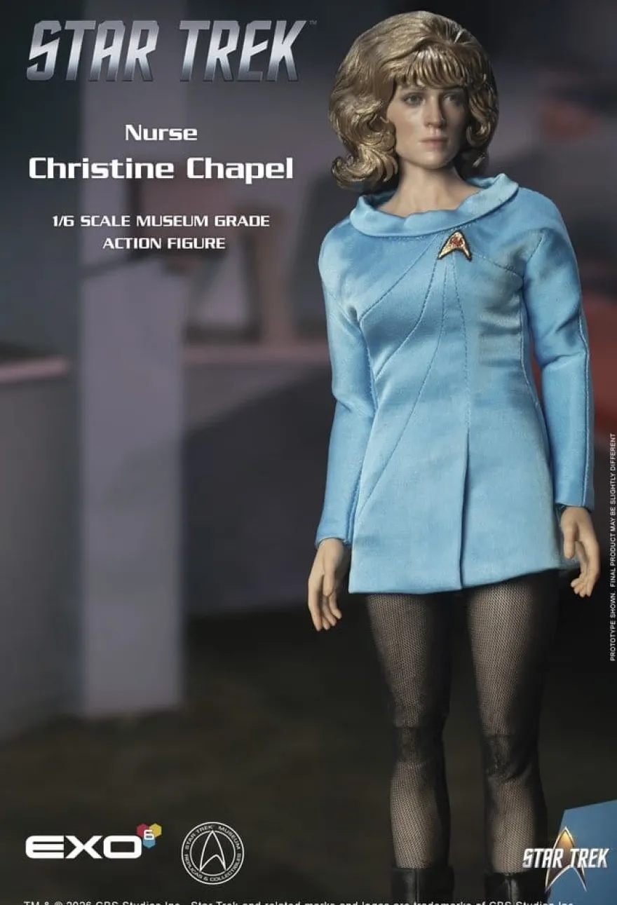 Raumschiff Enterprise Museum Grade Actionfigur 1/6 Nurse Christine Chapel 28 cm