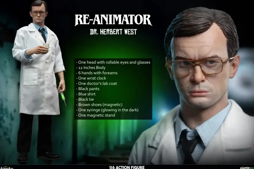 Re-animator Doctor Herbert West 1/6 Actionfigur Standard Edition