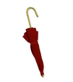 Regenschirm geschlossen - weinrot - 1:12 - 8,5 cm