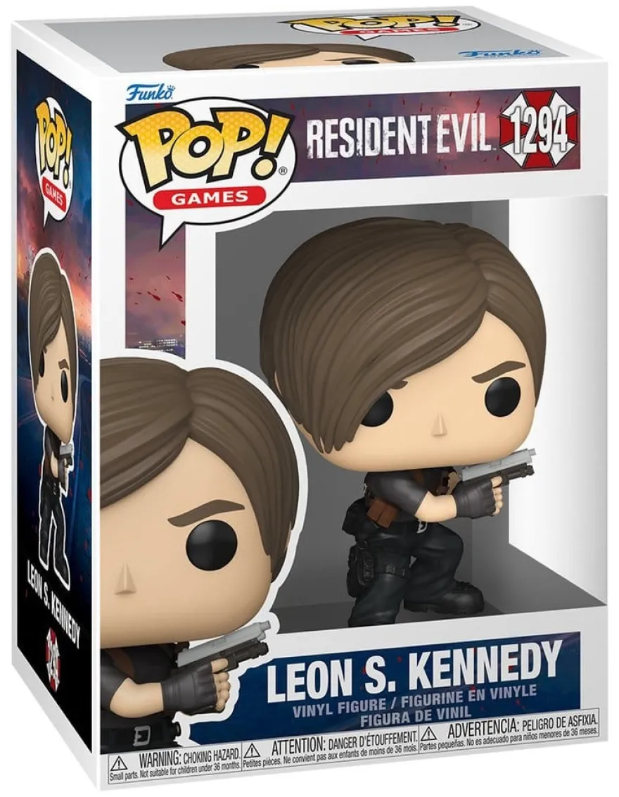 Resident Evil POP! Games Vinyl Figur Leon S. Kennedy 9 cm
