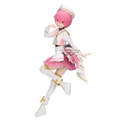 Re:Zero Starting Life in Another World Stage Pink Costume Ram Figur 22 cm